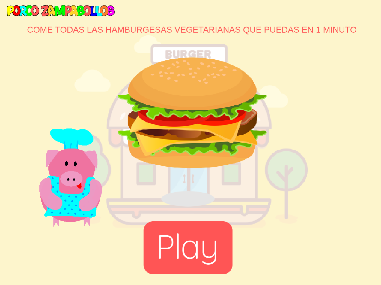 Juego 1: Come Hamburguesas Veganas